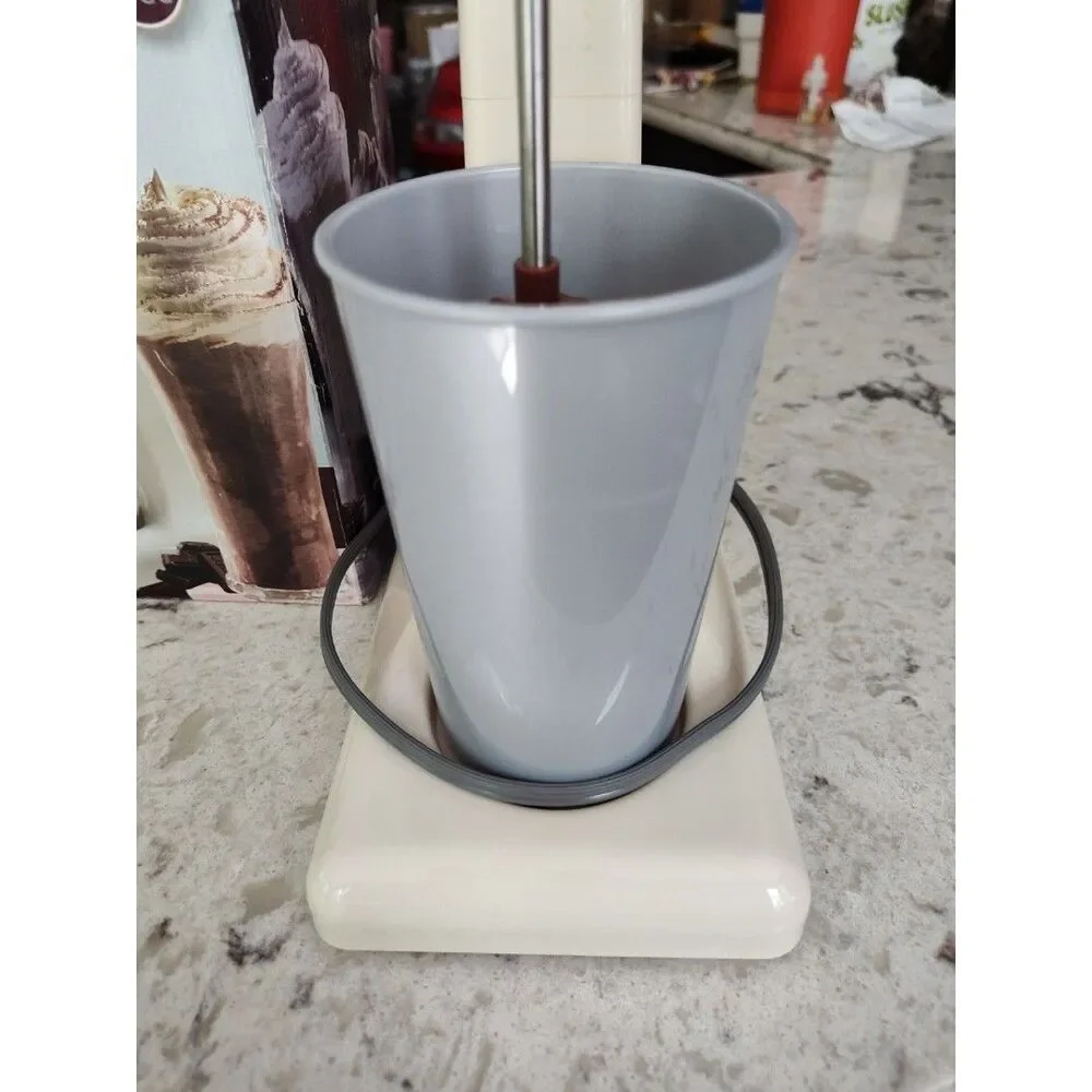 NEW Hershey's Chocolate Brand Milkshake Maker Mixer Brown Battery Power BPA FREE